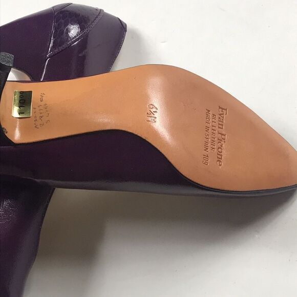 EVAN-PICONE VINTAGE WOMEN SHOES HEELS ALL LEATHER SIZE 6.5 - Picture 12 of 13